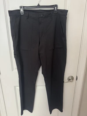 Pantalones ALO Talla 38 Para Hombre Yoga Informal Carbón Frente Plano Foto 1 de 4