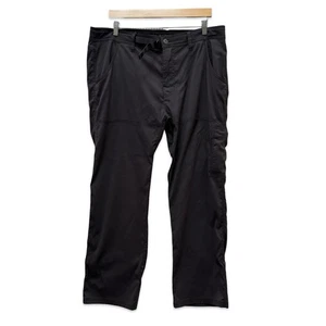 Prana Mens Zion II Pants 38x30 Relaxed Fit Gray Hiking Outdoor Stretch Hiking - Picture 1 of 18
