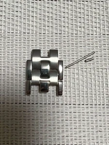 Genuine New HAMILTON Jazzmaster Watch Band Bracelet 18mm 1.5 Links SS #684 - Picture 1 of 4