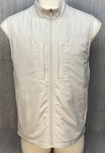 SCOTTeVEST Vest Mens Khaki Brown Travel TEC Multi Pocket Utility Size Medium - Picture 1 of 13