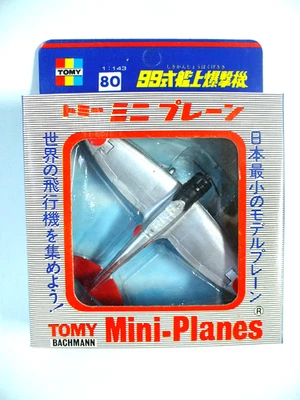 Miniaviones Tomy Bachmann #80 Aichi Tipo 99 Carrier Bomber Val 1/143 stock antiguo Foto 1 de 4