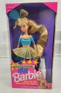 Barbie Hollywood Hair Skipper Puppe mit Magic Hair Mist 1992 Mattel 2309 Mattel NEU - Bild 1 von 9