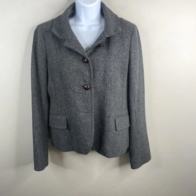 Blazer J Crew para mujer Heritage mezcla de lana espiga 10 Bella Preppy clásico Foto 1 de 4