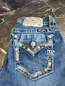 Miss Me Signature-Rise Cuffed Skinny Distressed Denim Jeans Damen Gr. 26. - Bild 1 von 10