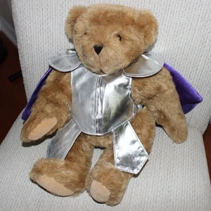 rare Vermont Teddy Bear 16” Knight In Shining Armour With Vermont Eyes, Jointed - Picture 1 of 18