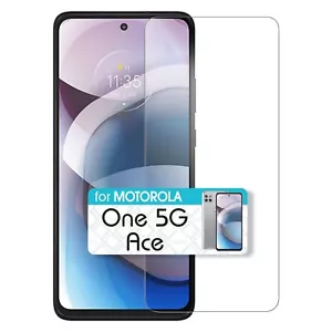 Cellet Tempered Glass Screen Protector Compatible with Motorola One 5G Ace - Picture 1 of 8