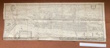 Cassell Map London in reign of Queen Elizabeth I - facsimile of Aggas 1560 map