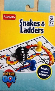 Funskool Snakes and Ladders On The Go Game Age 5+ FREE SHIP - Picture 1 of 5