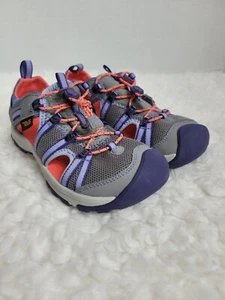 Teva Kids Manatee Sport Sandals Size 2 Gray Closed Toe Hiking Outdoor Water - Picture 1 of 10