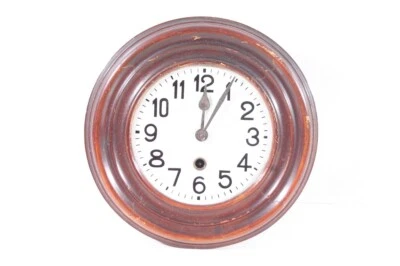 Vecchio Orologio Da Parete In Legno Vintage Retro Meccanismo - Immagine 1 di 4