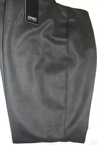 Jones New York Womens New $70 Stretch Dress Casual Pants Trousers L Large 12 14 - Picture 1 of 11