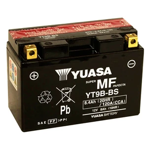 BATTERIA SIGILLATA YUASA YT9B BS 12V 8AH 120 YAMAHA YZF R46 600 2005 - Foto 1 di 6