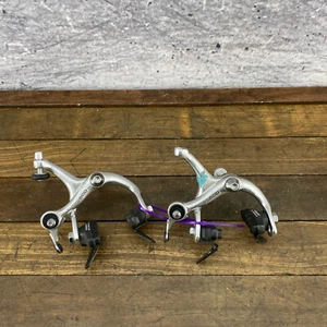 Vintage Shimano 600 BR-6208 Brake Caliper Set  PARTS 39 49mm Silver 80s B0 - Picture 1 of 14