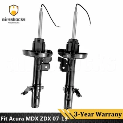 Pair Front Shock Absorbers Electronic Fit Acura MDX 2010-2013 Acura ZDX 10-2012 - Image 1 of 4
