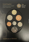 2008 THE ROYAL MINT BRILLIANT UNCIRCULATED EMBLEMS OF BRITAIN COIN PACK