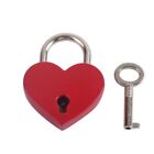 Metal Heart Shape Locks Zinc Alloy Padlocks Jewelry Box Locks  For Storage Box