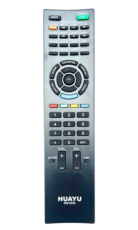 TÉLÉCOMMANDE POUR SONY BRAVIA TV LCD LED PLASMA LED RM-ED022 - REMPLACEMENT RMED022 - Photo 1/1