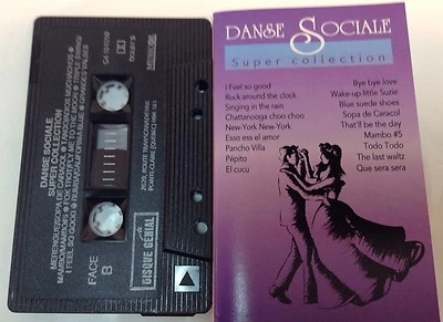 DANSE SOCIALE Tape Cassette SUPER COLLECTION Disque Genial Canada G4-101050 - Image 1 of 4