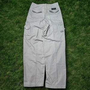 VTG OP Ocean Pacific Utility Cargo Pants 32x34 Y2K Skater Baggy Pockets Relaxed - Picture 1 of 15