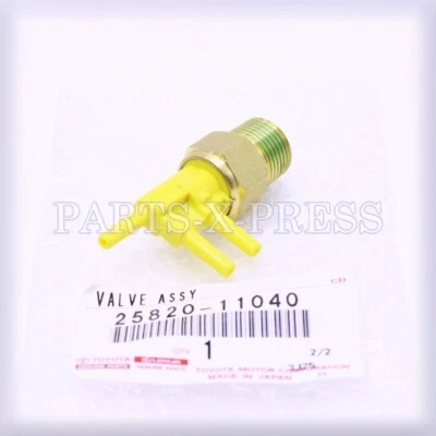 NUEVA VÁLVULA DE CONMUTACIÓN DE VACÍO BIMETÁLICA ORIGINAL OEM TOYOTA CARINA COROLLA 25820-11040 Foto 1 de 4