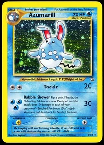 Pokemon Azumarill Holo 2/111 Neo Genesis 2000 LP - Picture 1 of 2