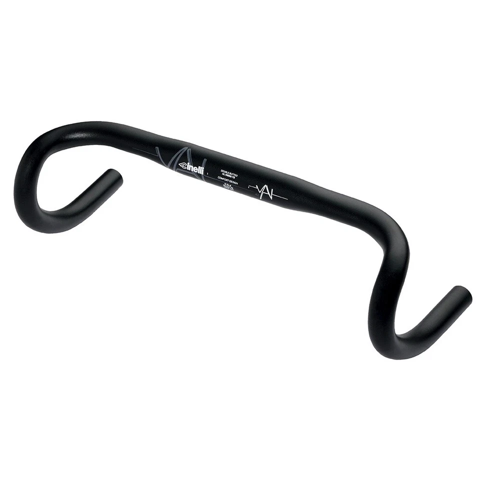 Cinelli Vai Shallow Road Bike Handlebars Aluminium 31.8mm Black - 40/42/44cm - Image 1 of 1