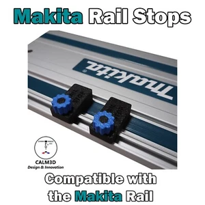 Paradas de límite de riel guía compatibles con Makita - conjunto doble - giro y bloqueo - INC P&P - Imagen 1 de 7