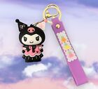 Hello Kitty Friends Kuromi Character 3D Keychain Bag Purse Charm Kawaii         