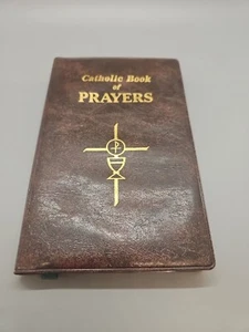 Catholic Book of Prayers 1982 Large Print Illustrated Rev Maurus Fitzgerald  - Picture 1 of 6