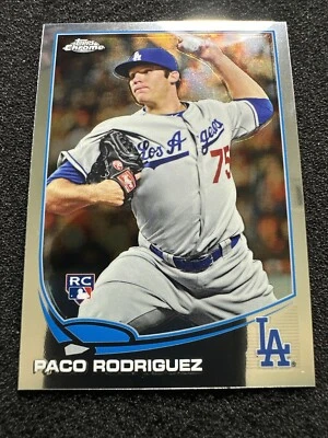 PACO RODRIGUEZ #182 2013 Topps Chrome Baseball Rookie QTY Los Angeles Dodgers - Image 1 of 2