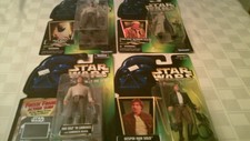 Lot of 4 Different Han Solo 1996, 1997 Power of the Force Action Figures-NEW