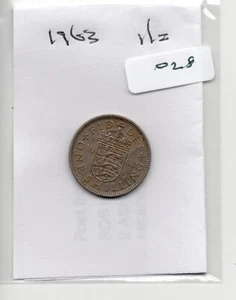 GB - Moneda (C028) Elizabeth - 1963 - un chelín - Imagen 1 de 1