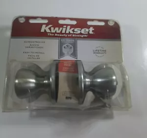 KwickSet 94002-441 Serratura da Ingresso con Chiave Argento Pomelli per Porta Interna - Foto 1 di 7