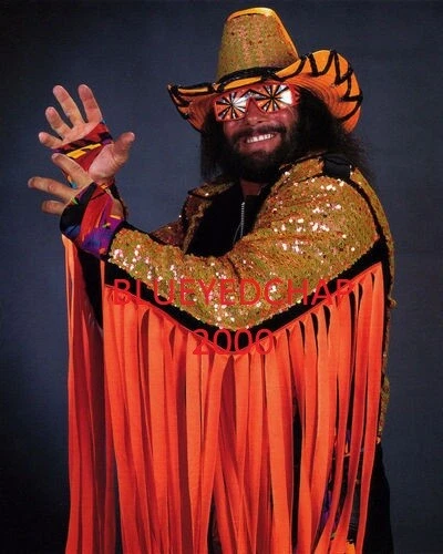 RANDY SAVAGE WRESTLER 8 X 10 WRESTLING PHOTO WWF WCW - Image 1 of 1