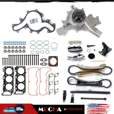 Kit de cadena de distribución bomba de agua para 97-10 Ford Mustang Explorer Mercury Mazda 4,0 L Foto 1 de 4