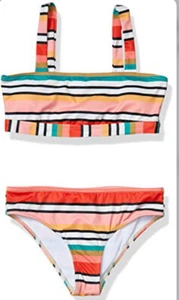 Billabong Rad Wave Stripe Tank 2pc Swimsuit Swimwear YOUTH GIRLS SIZE 14 ZP-4864 - Picture 1 of 2