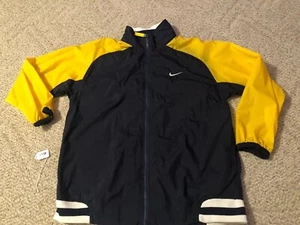 Vintage 80s 90s NIKE Windbreaker Jacket Size Youth Large 14 16 White Label  - Picture 1 of 5