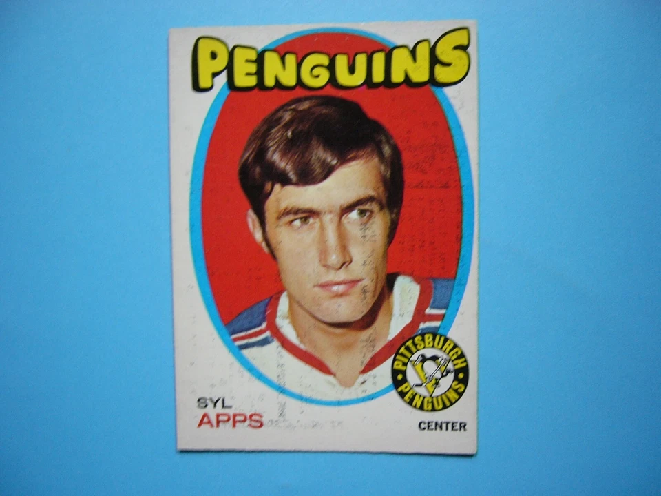 1971/72 O-PEE-CHEE NHL HOCKEY CARD #77 SYL APPS ROOKIE EX/NM SHARP!! 71/72 OPC - Image 1 of 2