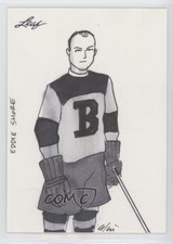 2013-14 Leaf Best of Hockey Sketch Cards 1/1 Eddie Shore Adam Talley HOF Sketch