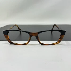 Face A Face Eyeglasses Frame SELMA 2 Col. 167 Acetate Bronw Horn Black - Picture 1 of 10