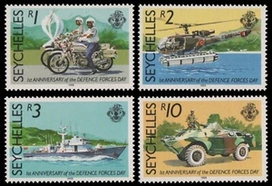 Seychelles 1988 - Mi-N.o 676-679 ** - Estampillada sin montar o nunca montada - Ejército / Ejército - Imagen 1 de 1