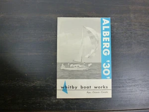Alberg 30 Original Werk Segelboot Prospekt - Bild 1 von 3