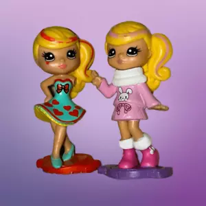 Party Popteenies Mini Figures Dolls Cake Topper 2.5” B21 - Picture 1 of 5