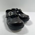 Sanita Danish Design Womens Brown Leather  Clogs  Shoe 9.5  10 / 40 Comfort Shoe