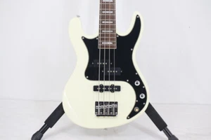 Grass Roots G-AK-65 White Electric Bass Guitar Used Product Shipping From Japan - Imagen 1 de 10