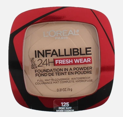 (2) Loreal Infallible 24Hr Fresh Wear Foundation In A Powder Matte Waterproof - Image 1 of 3