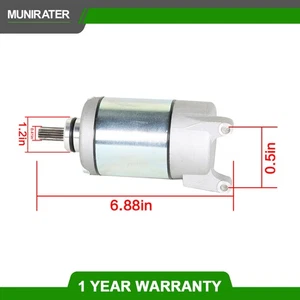For Yamaha Grizzly 350 Wolverine 350 YZF600R FZR600R ATV Starter Motor - Picture 1 of 8
