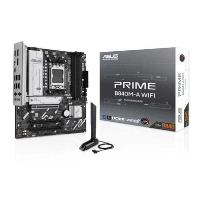 Carte mere - ASUS - PRIME B840M-A WIFI - AMD B840 - Emplacement AM5 micro ATX - Photo 1/4