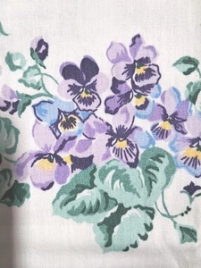 Violet Collar Panel Child Girl Vintage 1992 Daisy Kingdom 3009 Garden Floral  - Picture 1 of 14