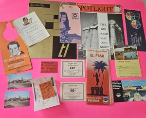 MCM Petroliana Ephemera Hotel Motel Chrysler ExxonMobil Memorabilia 1950s 1960s - Picture 1 of 24